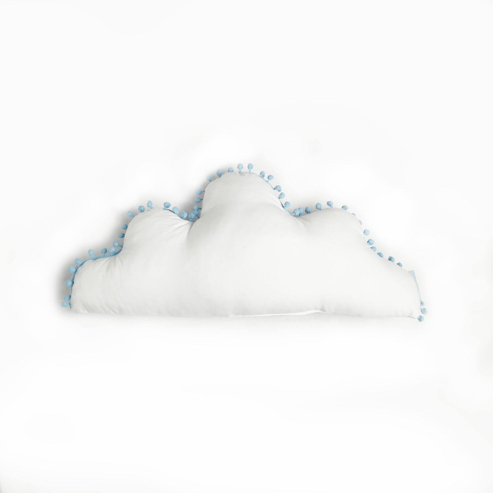 pom pom lace cloud baby cushion