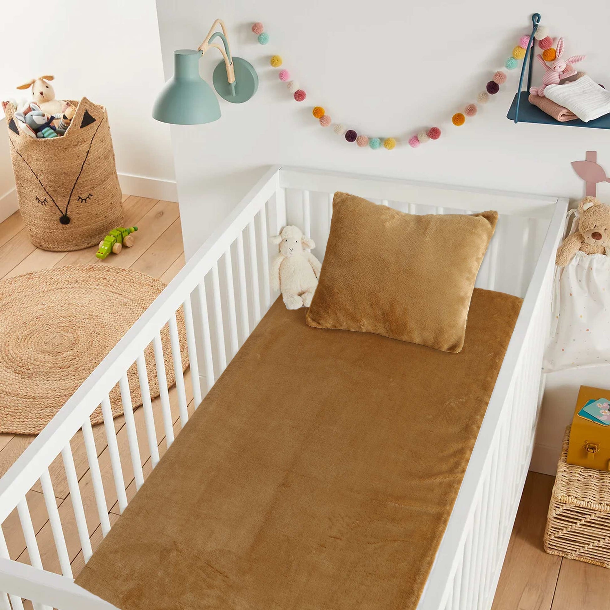 fleece fitted sheet pillow