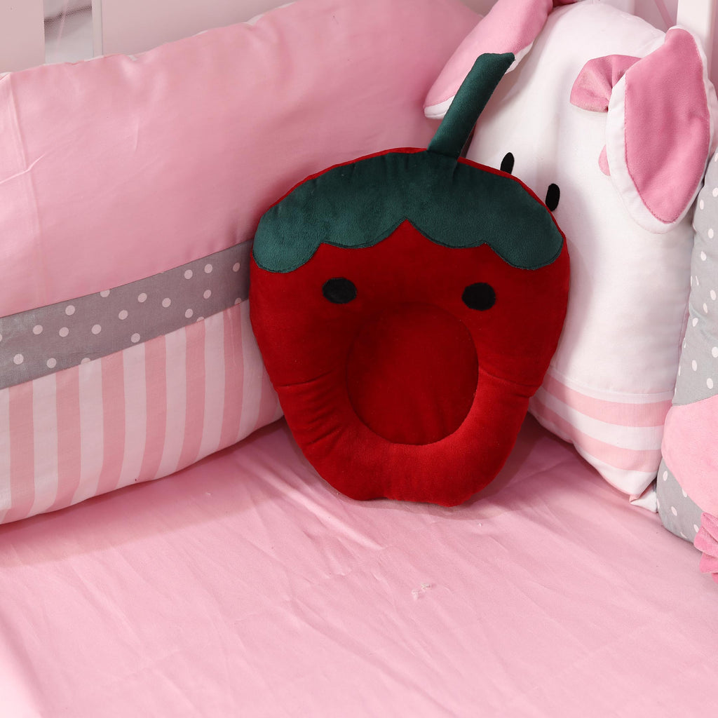 strawberry head shaping cushion