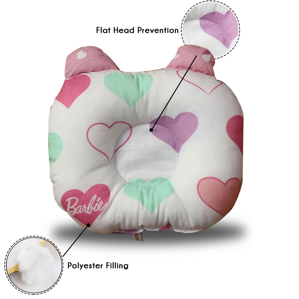 pink heart head shaping cushion
