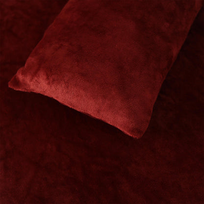 fleece fitted sheet pillow