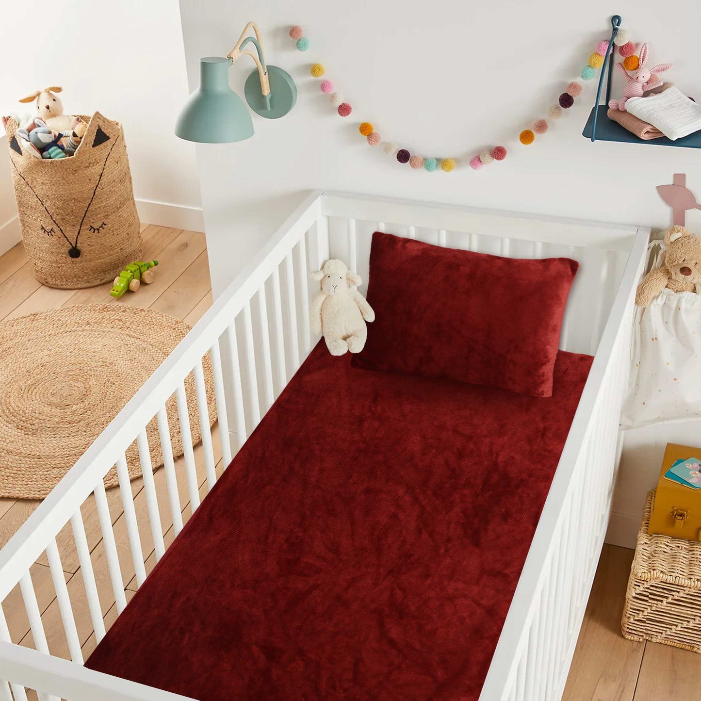 fleece fitted sheet pillow