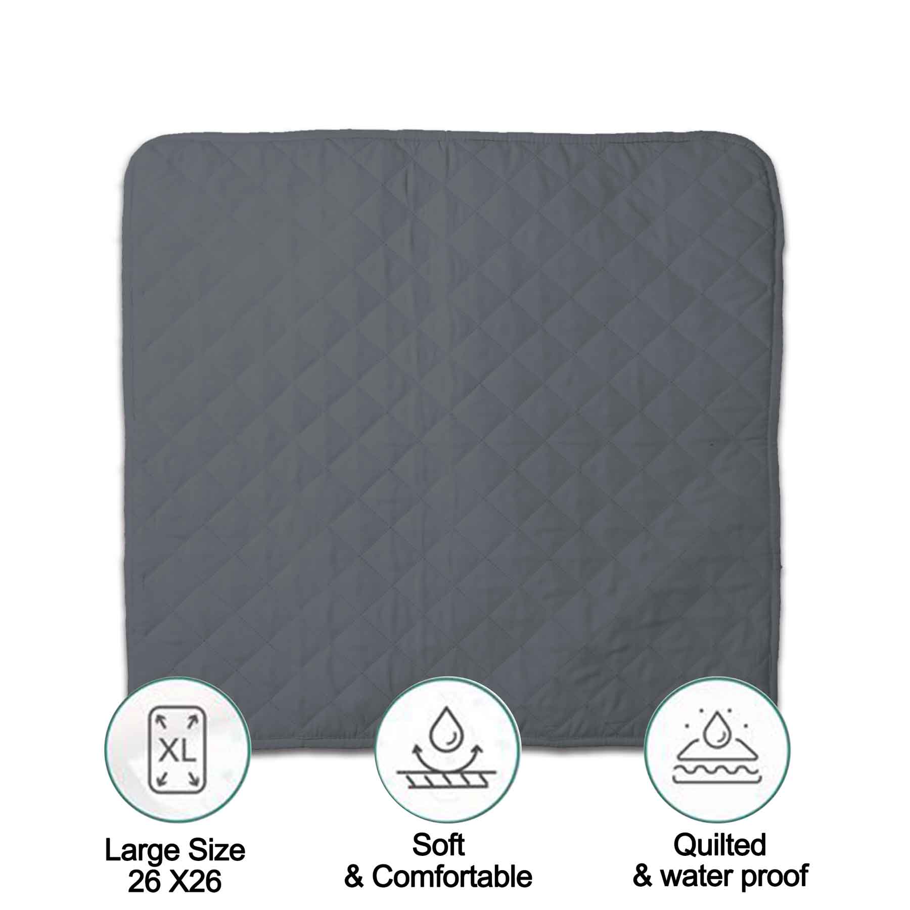 plain grey baby pampers diaper sheet