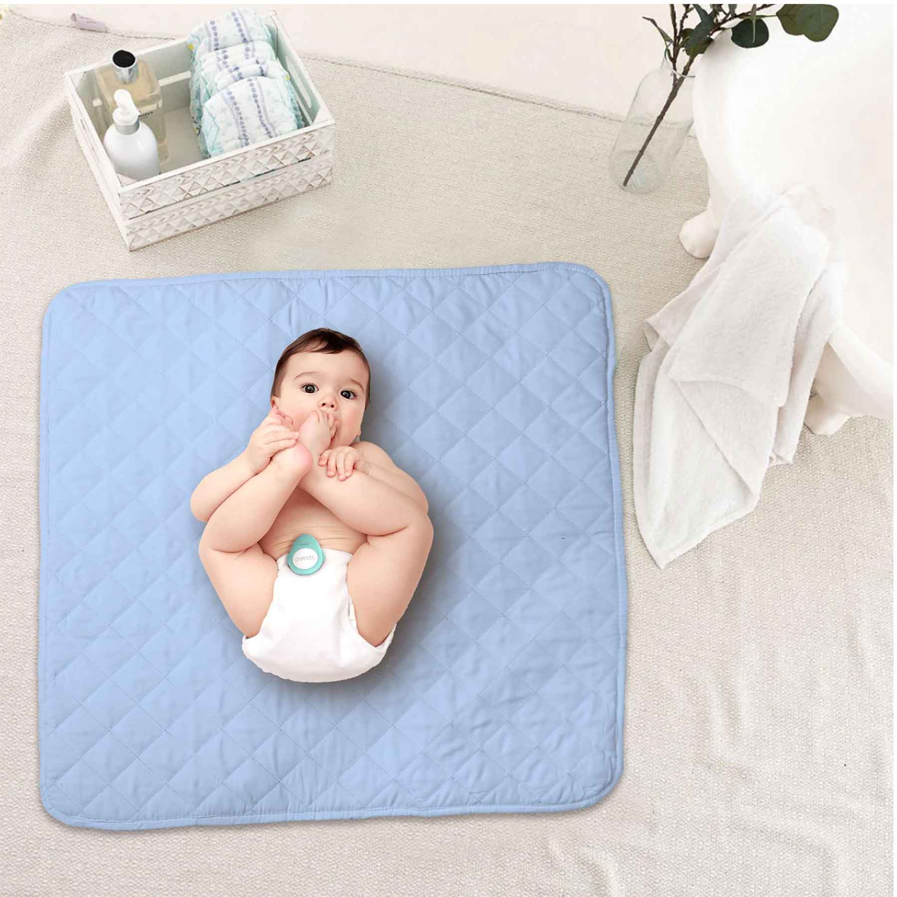 plain sky baby pampers diaper sheet